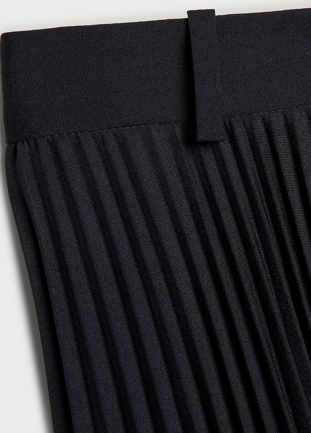 Темно-синяя кэжуал однотонная юбка Tommy Hilfiger плиссе