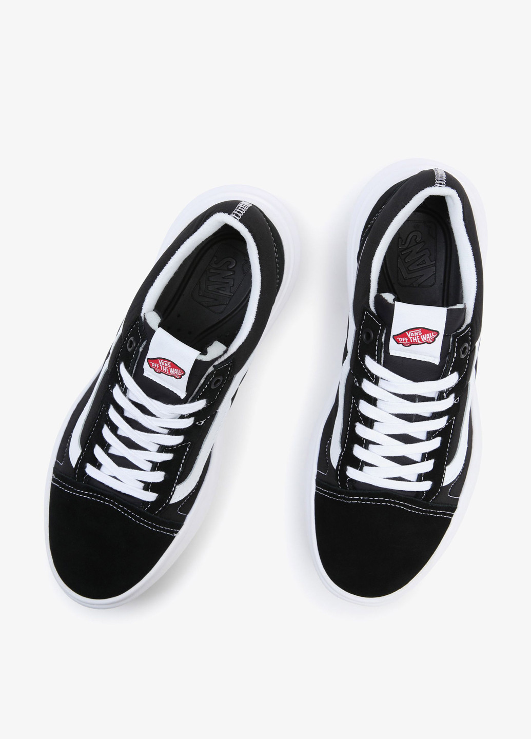Чорно-білі кеди Vans OLD SKOOL OVERT