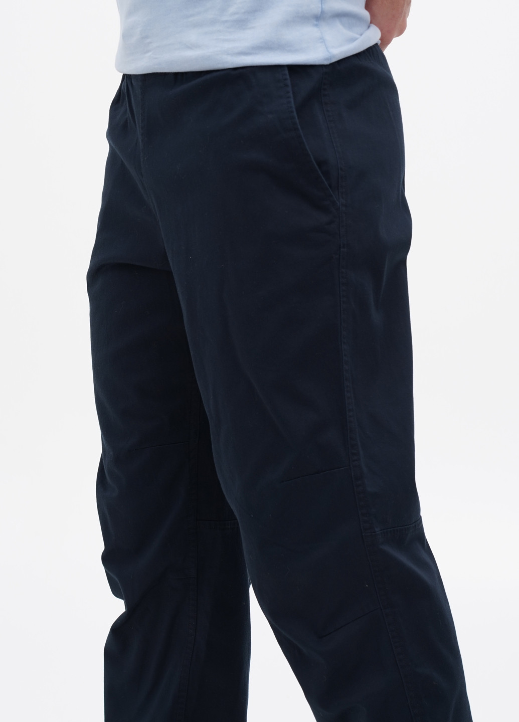 Темно-синие кэжуал демисезонные джоггеры брюки Emporio Armani EA7
