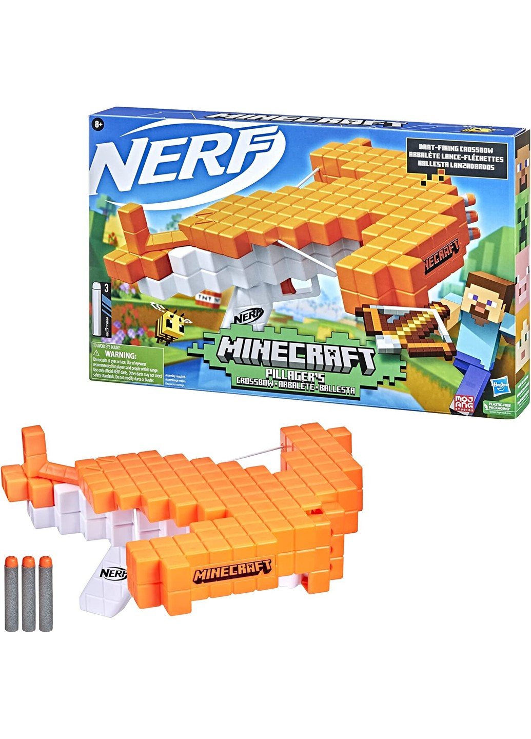 Бластер - Арбалет Minecraft Pillager's Crossbow (F4415) Nerf (255979220)