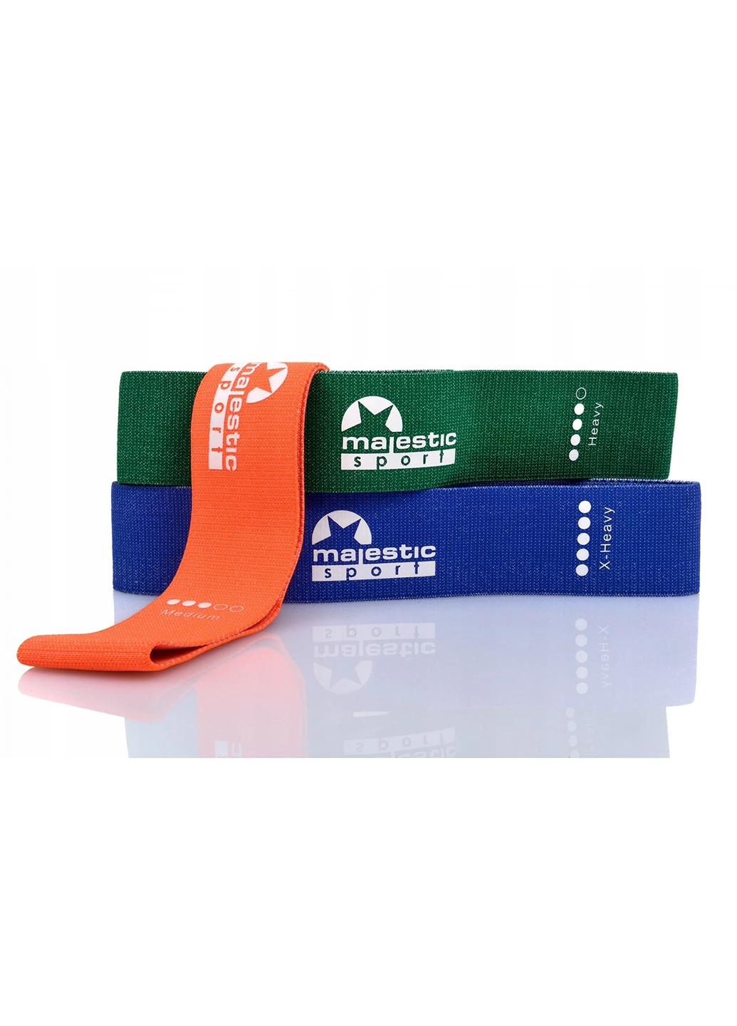 Набір фітнес гумок з тканини 3 шт Majestic Sport (253490429)
