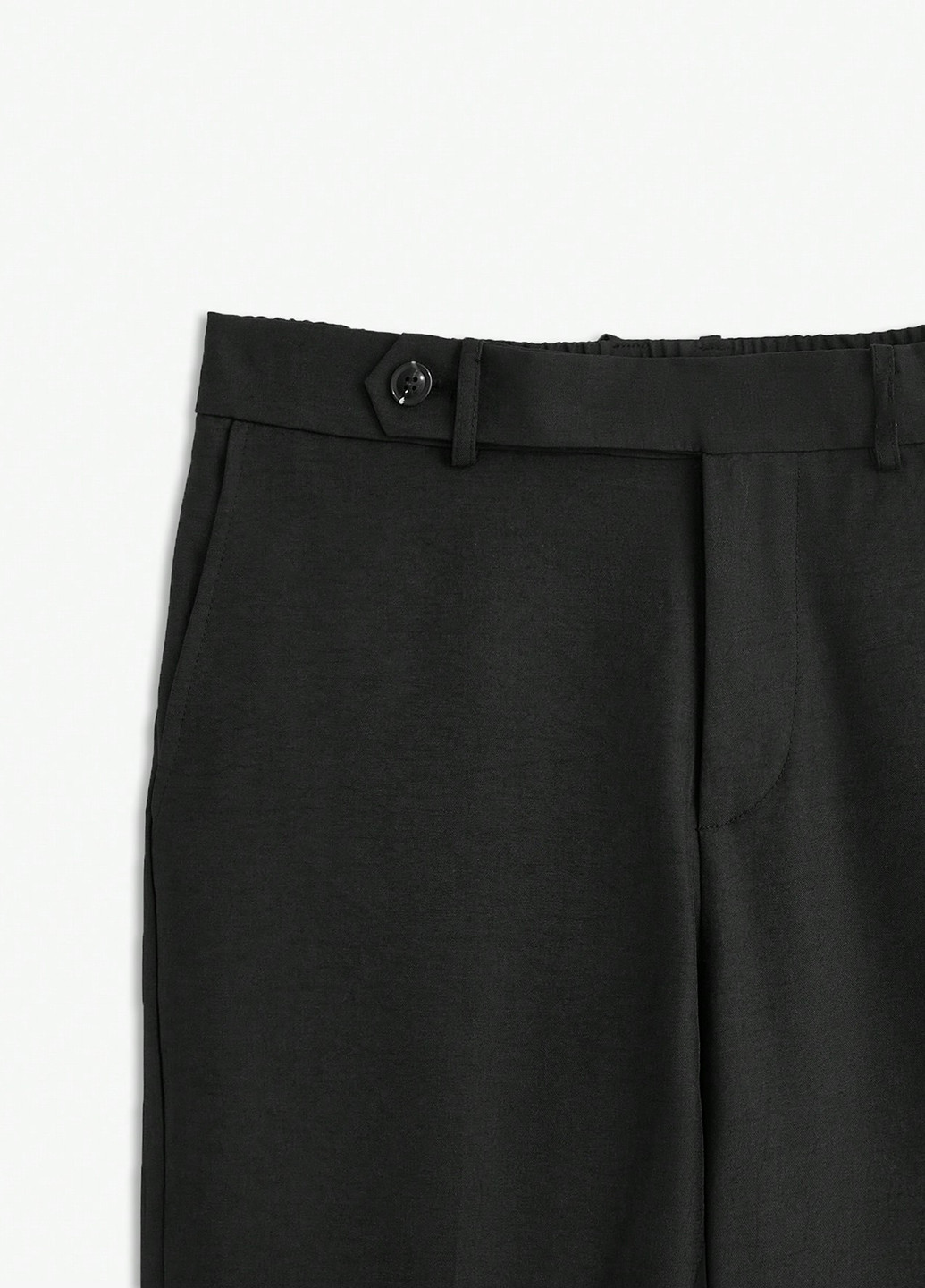 Черные кэжуал, классические демисезонные брюки SHEIN