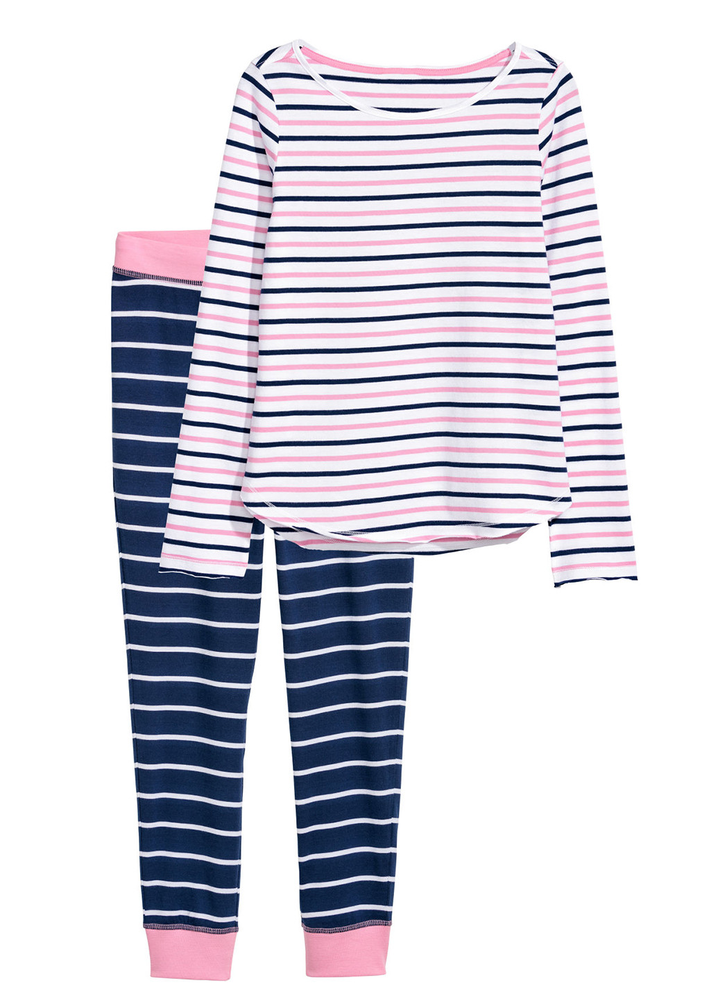 Комбинированная всесезон пижама (лонгслив, брюки) H&M