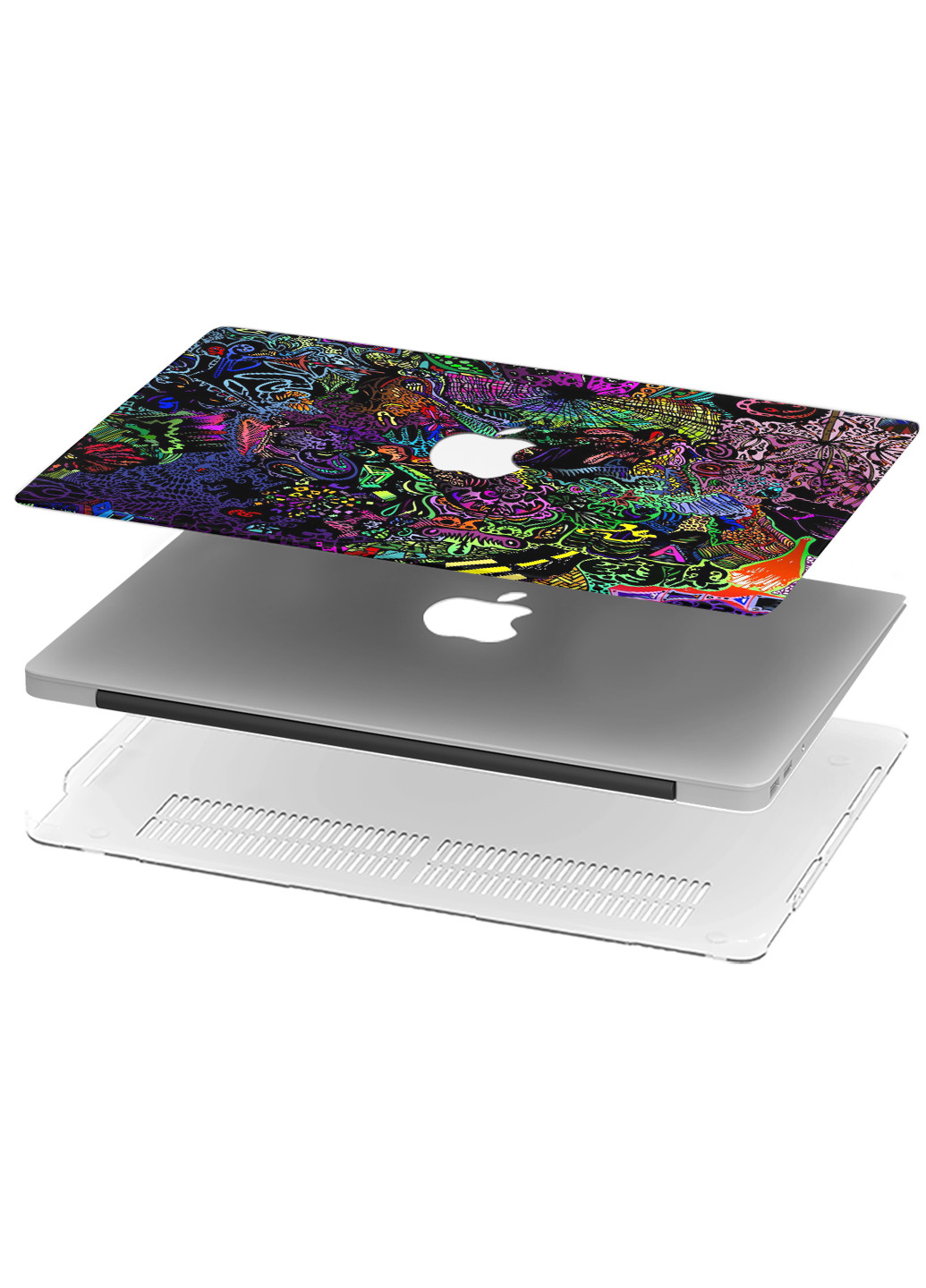 Чехол пластиковый для Apple MacBook Air 11 A1465 / A1370 Абстракция Психоделик (Abstraction Psychedelic) (6349-2710) MobiPrint (219125828)