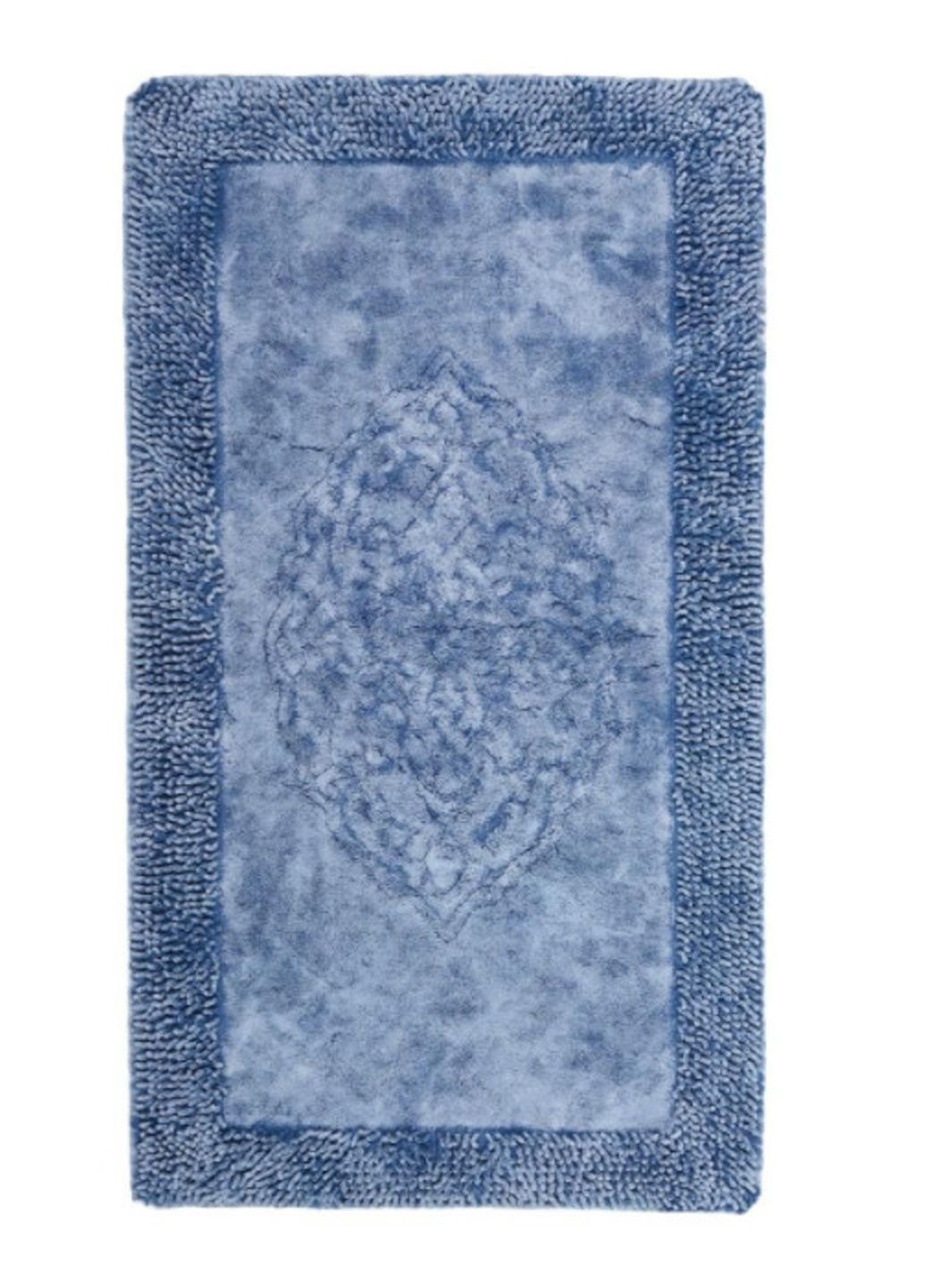 Килимок у ванну Tiffany AR-A107215-Blue 120х70 см блакитний Arya (253526624)