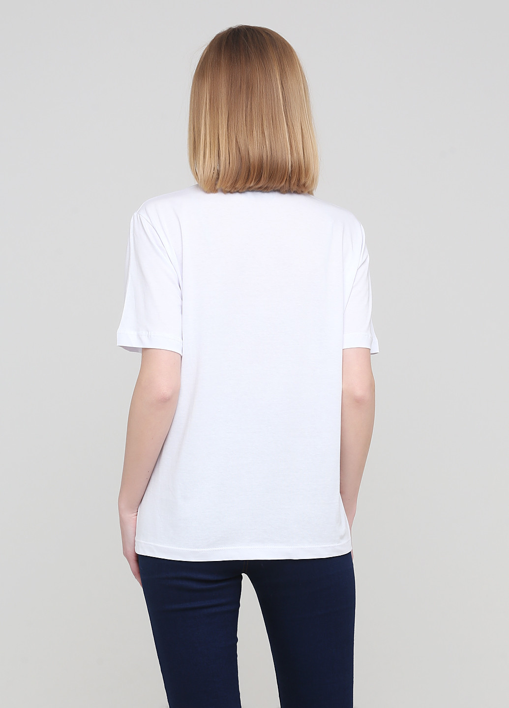 Біла літня футболка Akdeniz