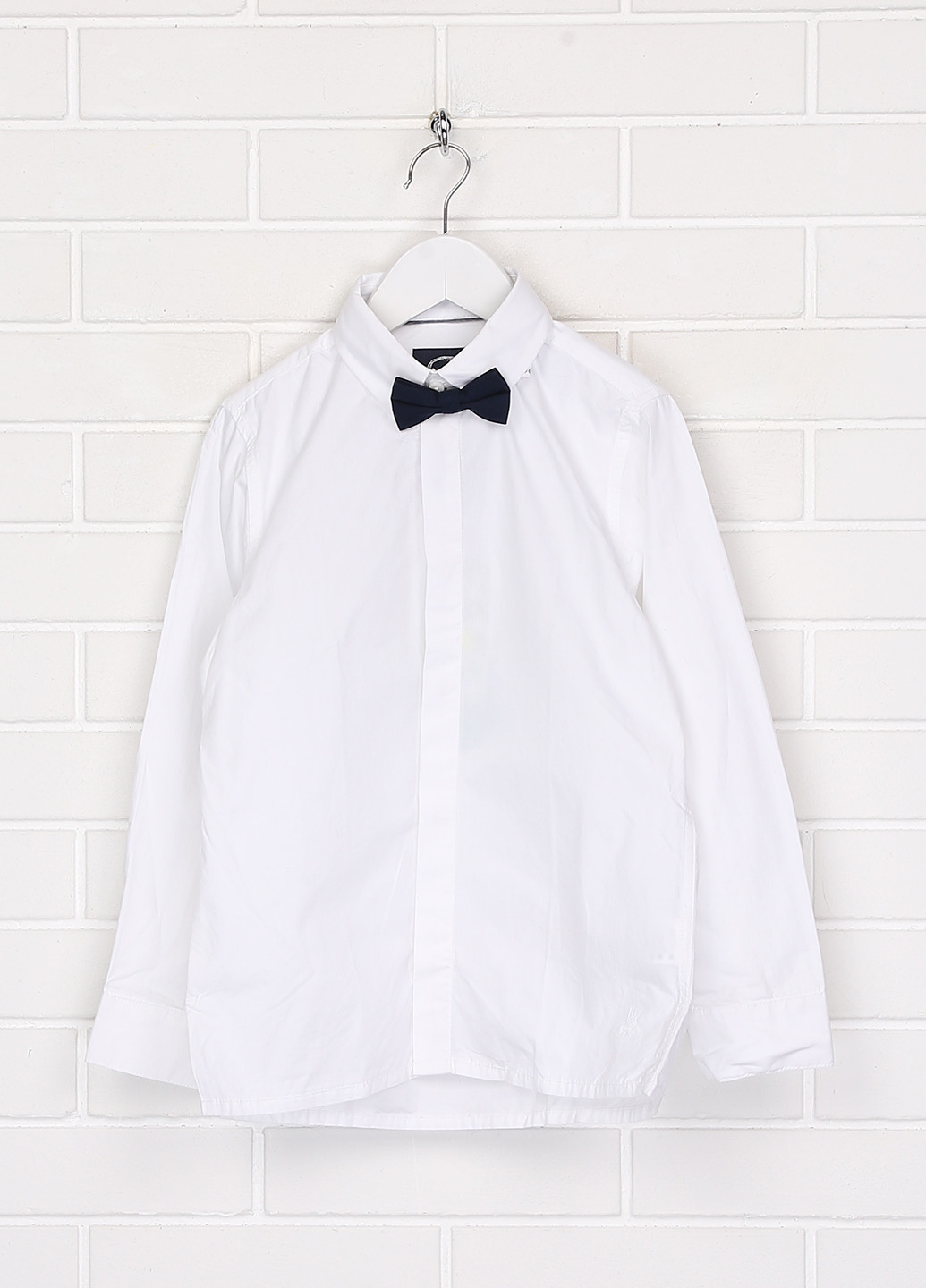 Белая классическая рубашка однотонная Cool Club