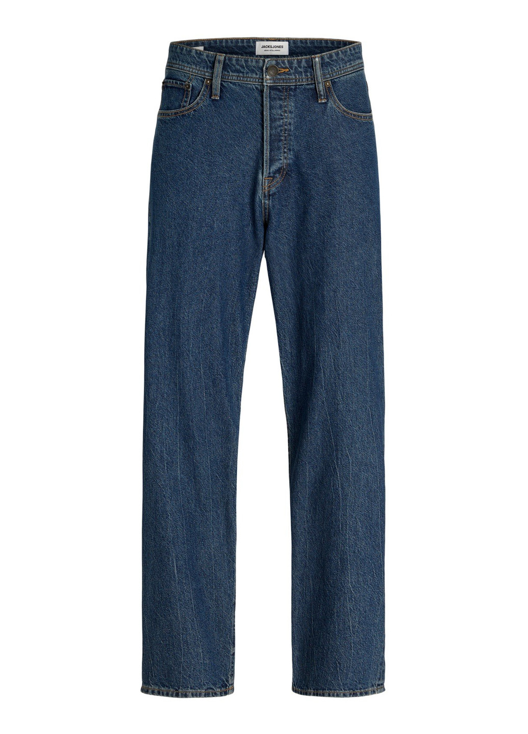 Синие демисезонные слим джинсы Jack & Jones