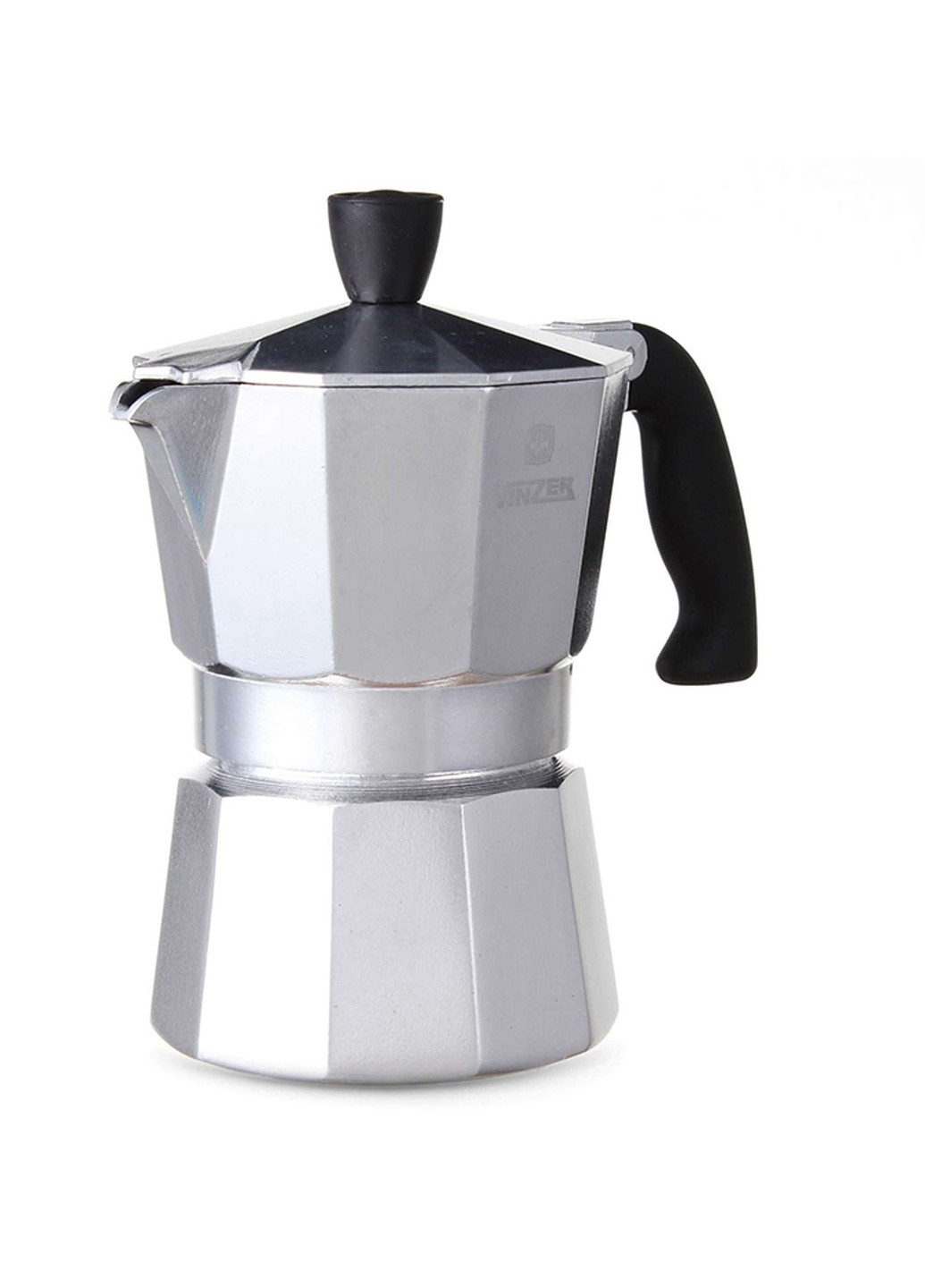 Кавоварка гейзерна Moka Espresso 3 чашки по 50 мл (89385) Vinzer (253981917)