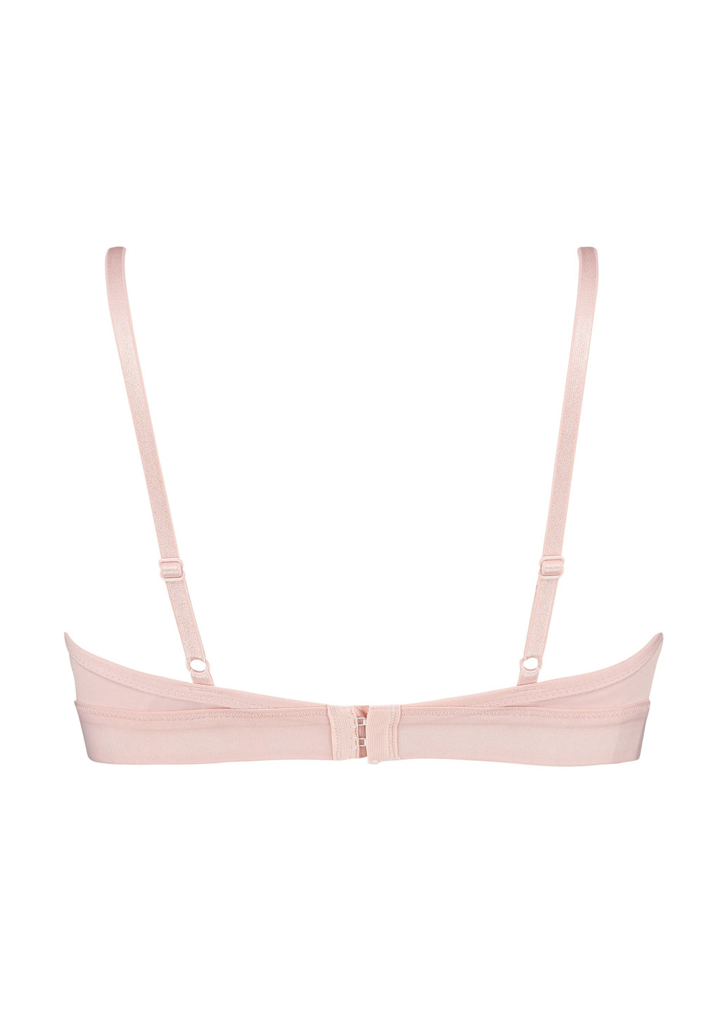 Пудровый минимайзер бюстгальтер Hunkemoller без косточек полиамид, кружево