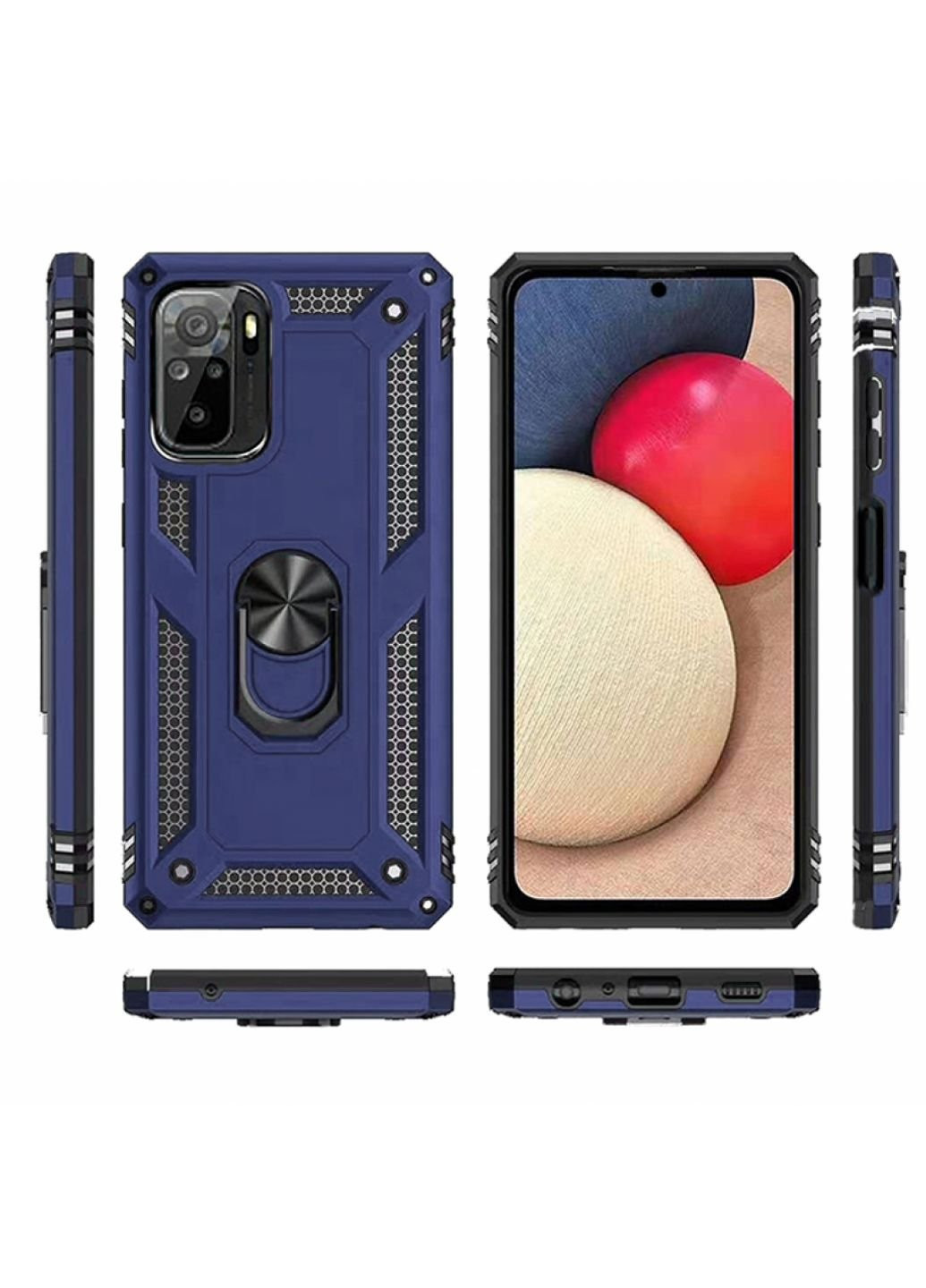 Чехол для мобильного телефона Military Xiaomi Redmi Note 10 Pro Blue (706132) BeCover (252571583)