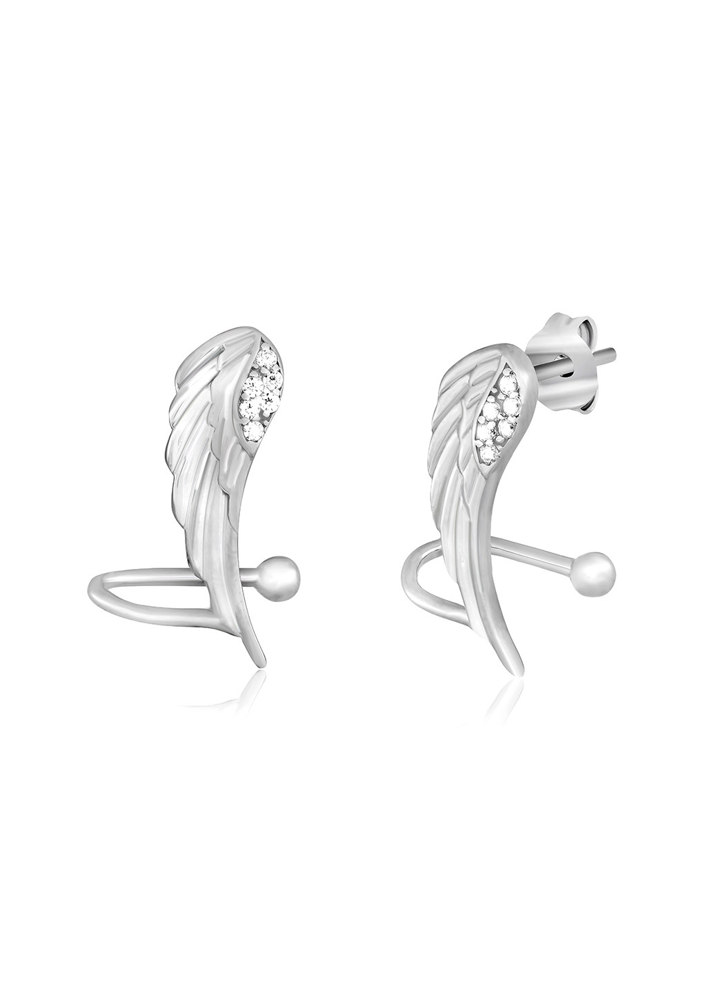 Серебряные серьги с фианитами с2ф/348 Silvex925 (201169299)