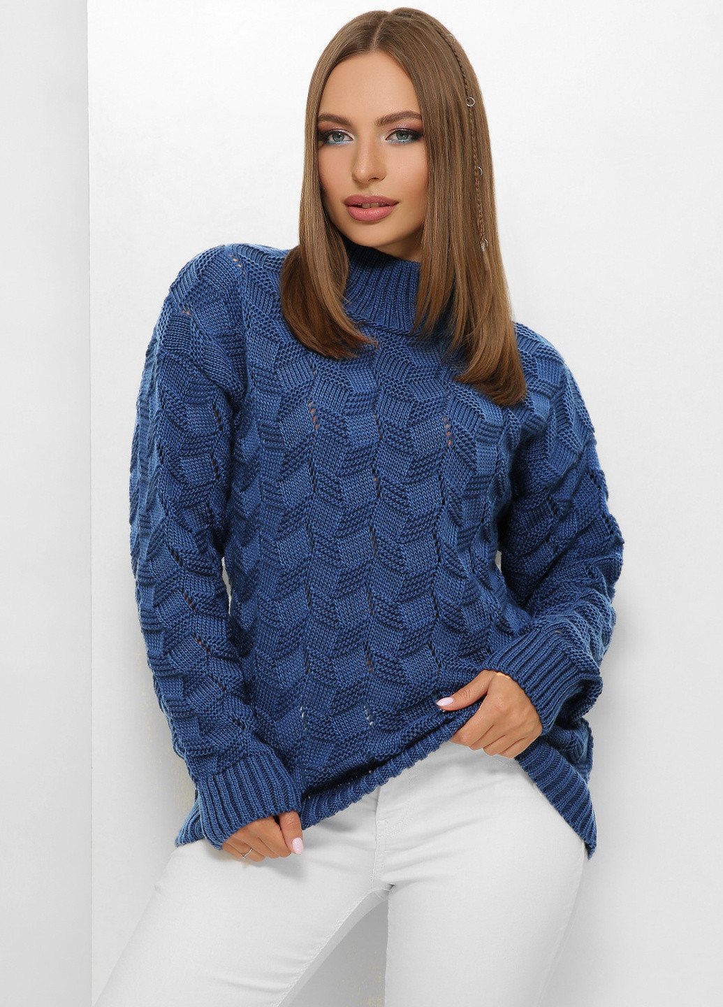 Синій демісезонний светр MSM