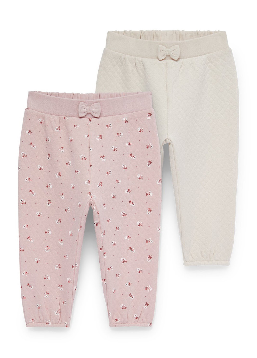 Комбинированные кэжуал демисезонные джоггеры брюки C&A