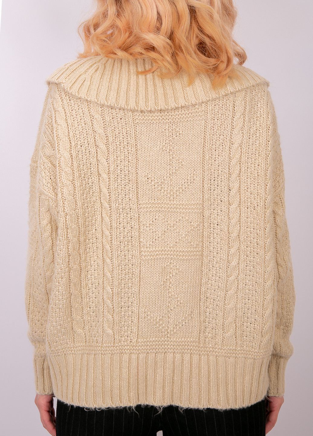 Бежевый зимний свитер Ralph Lauren