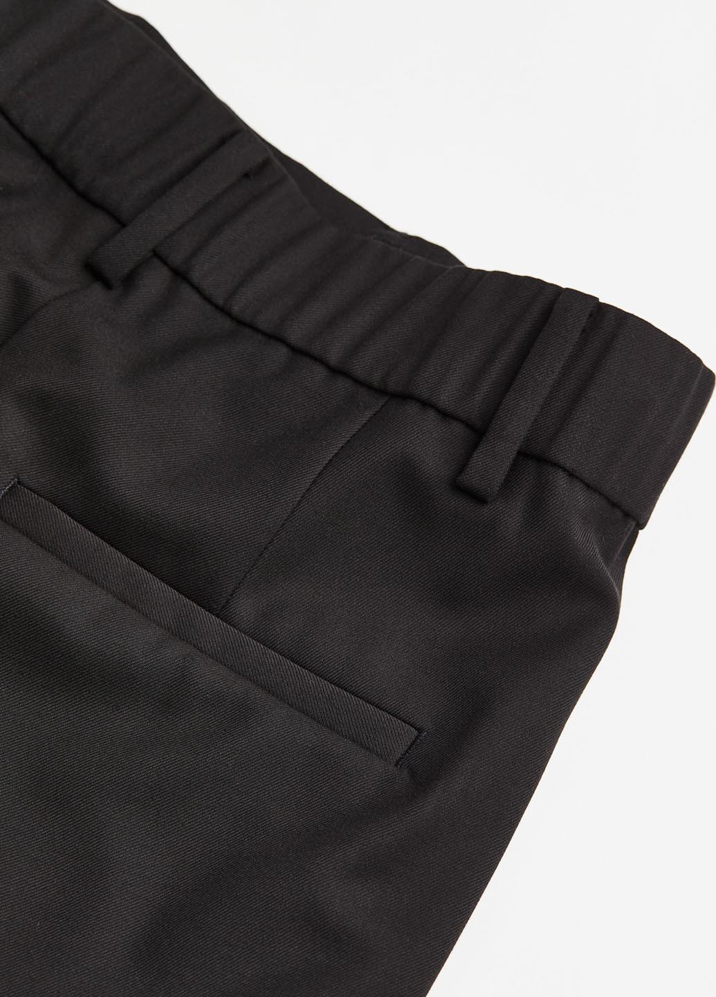 Черные классические, кэжуал демисезонные прямые брюки H&M