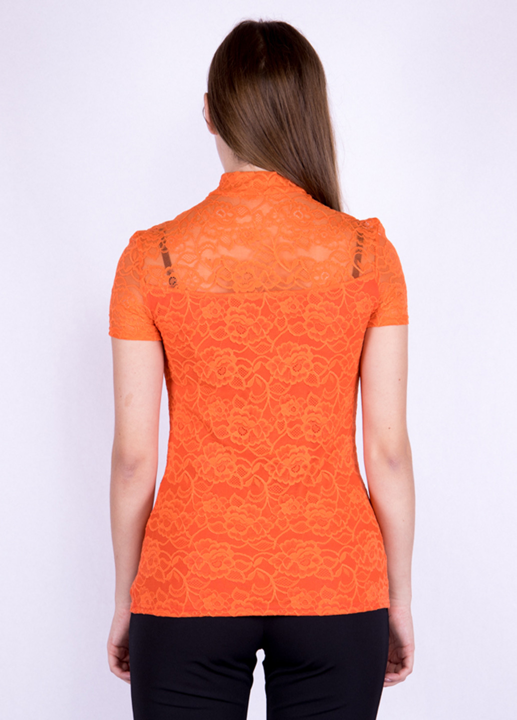 Оранжевая летняя блуза Time of Style