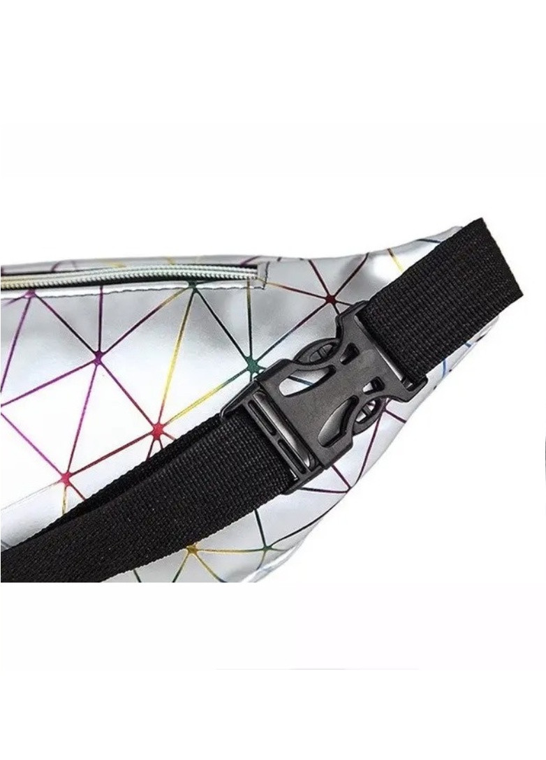 Жіноча бананка на три відділи "ПАВУТИНКА" поясна сумка дитяча золота No Brand (252994925)