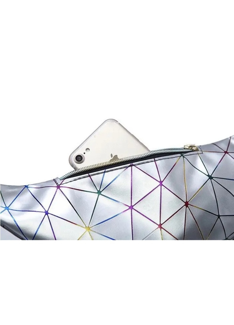 Жіноча бананка на три відділи "ПАВУТИНКА" поясна сумка дитяча золота No Brand (252994925)