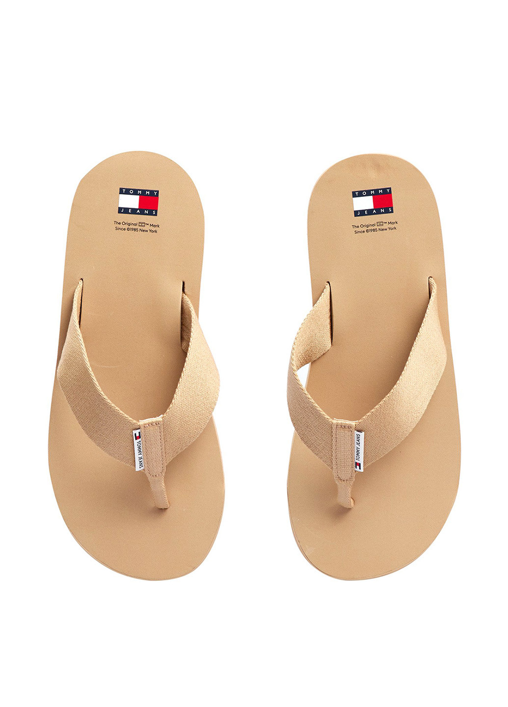 Бежевые кэжуал вьетнамки Tommy Jeans