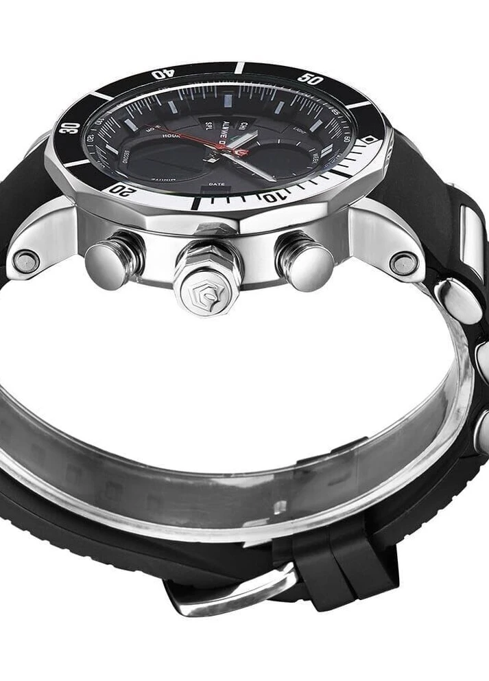 Чоловічі Годинники Kasta Black кварцові спортивні, класичні Weide (226704934)