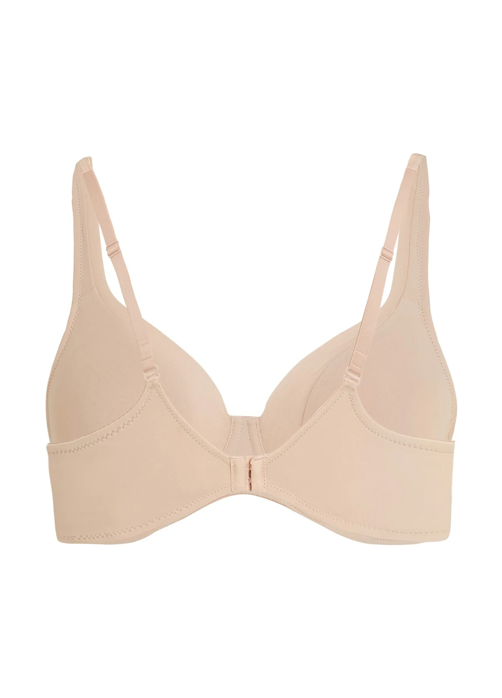 Бежевий мінімайзер бюстгальтер Hunkemoller без кісточок поліамід