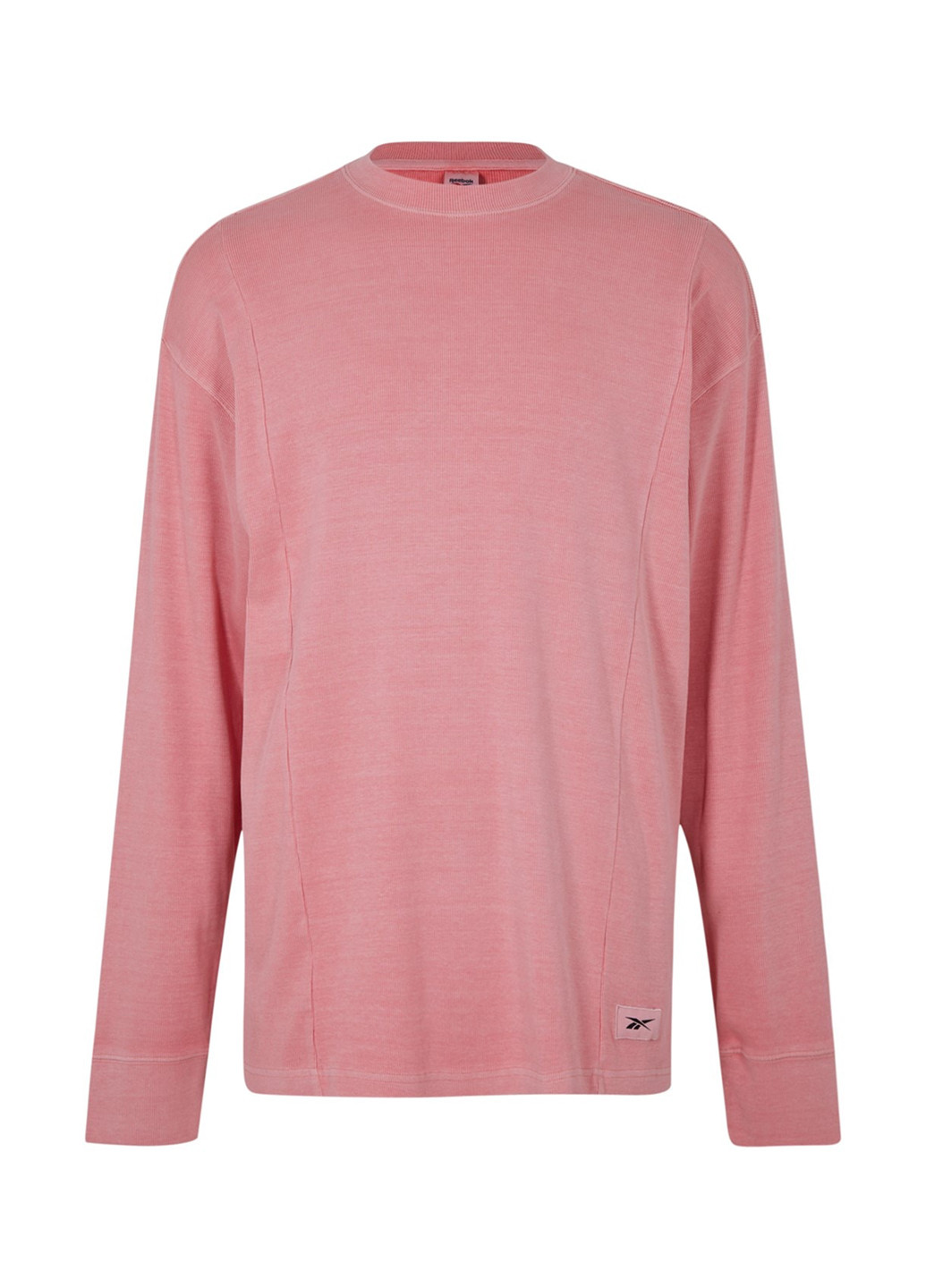 Розовый демисезонный кэжуал лонгслив Reebok меланж