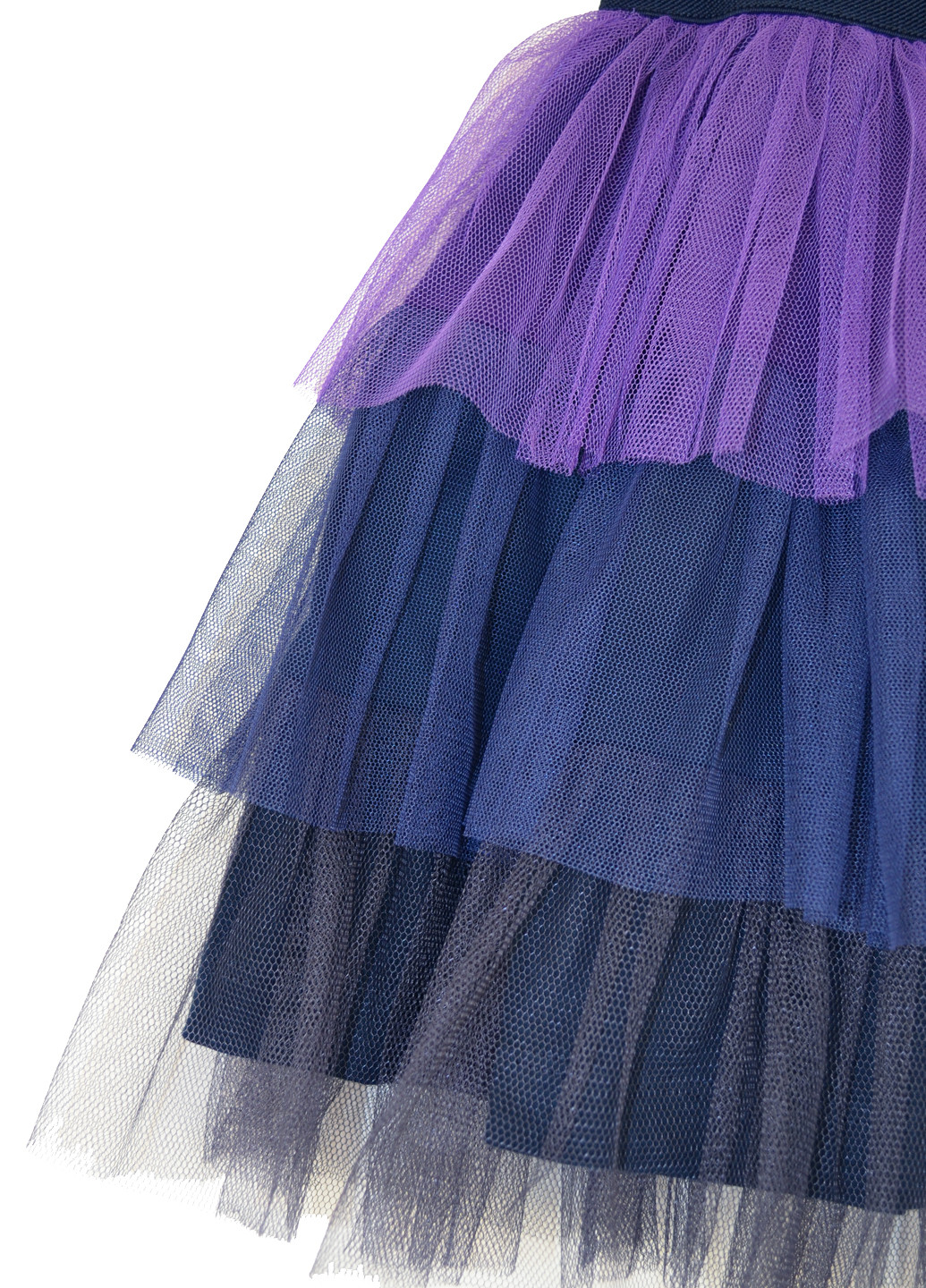 Разноцветная кэжуал однотонная юбка Vidoli клешированная
