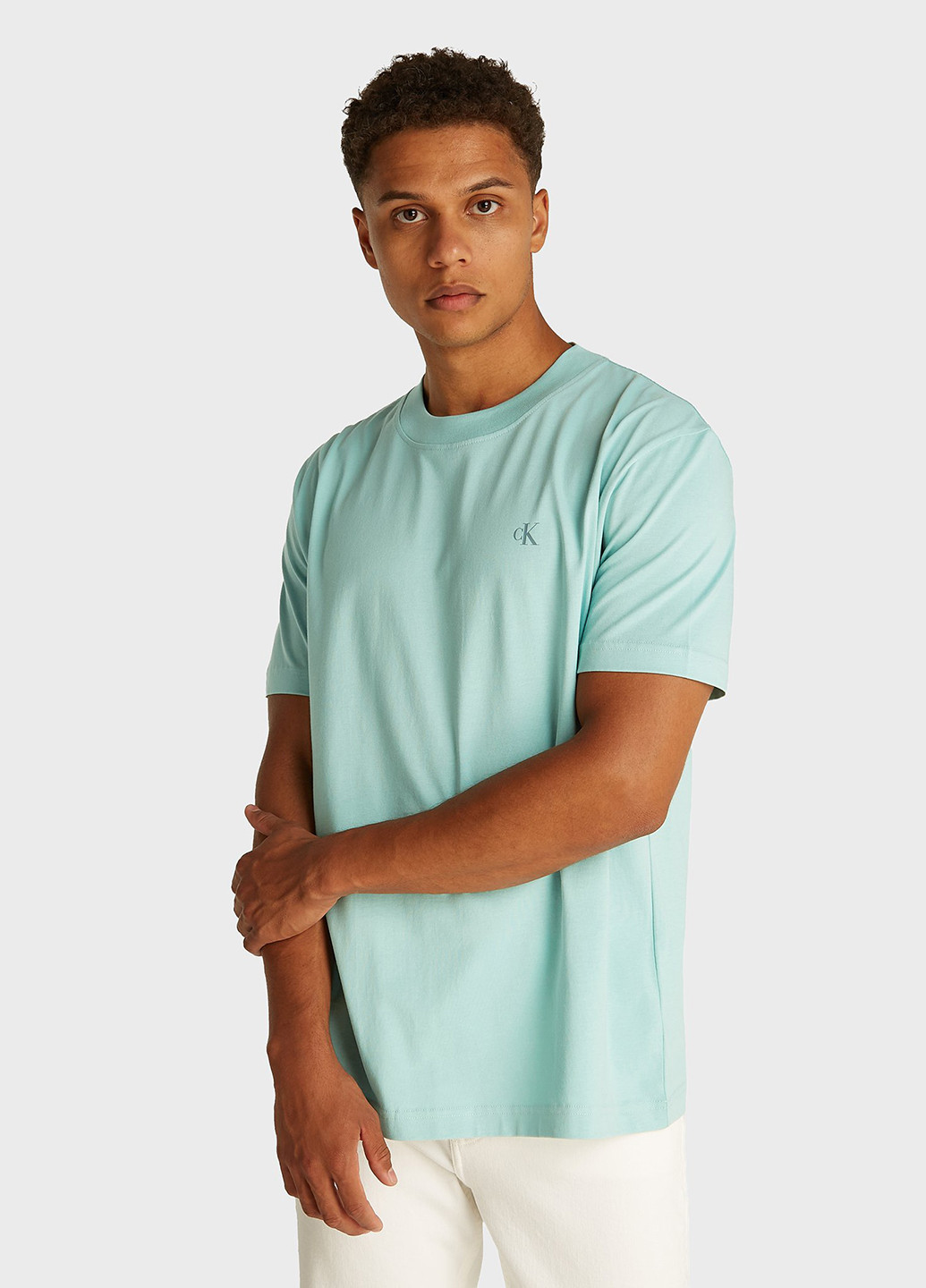 М'ятна футболка Calvin Klein Jeans