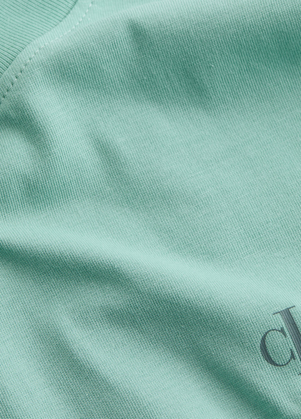 М'ятна футболка Calvin Klein Jeans