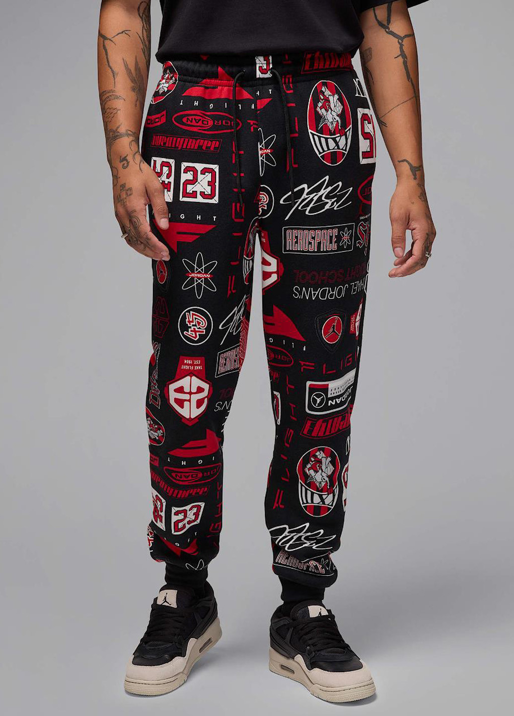 Комбинированные спортивные демисезонные джоггеры брюки Jordan