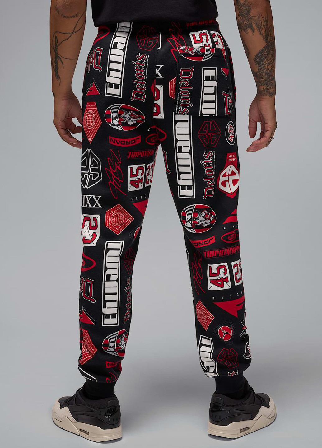 Комбинированные спортивные демисезонные джоггеры брюки Jordan