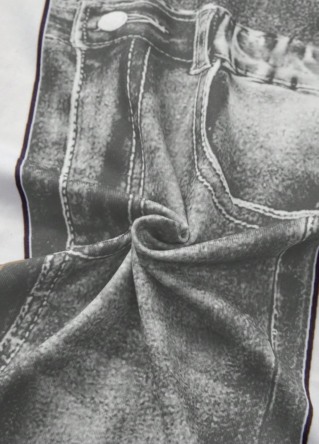 Серые демисезонные леггинсы SHEIN