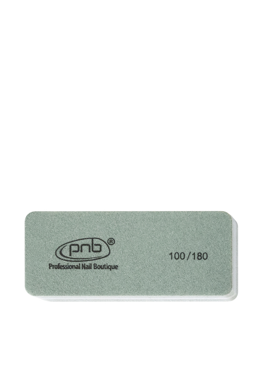 Міні-баф для нігтів прямокутний 100/180 Grey PNB (240120337)