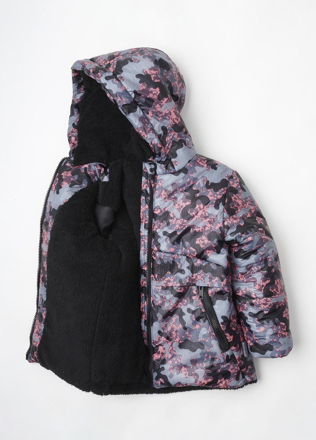 Комбинированная зимняя куртка Одягайко
