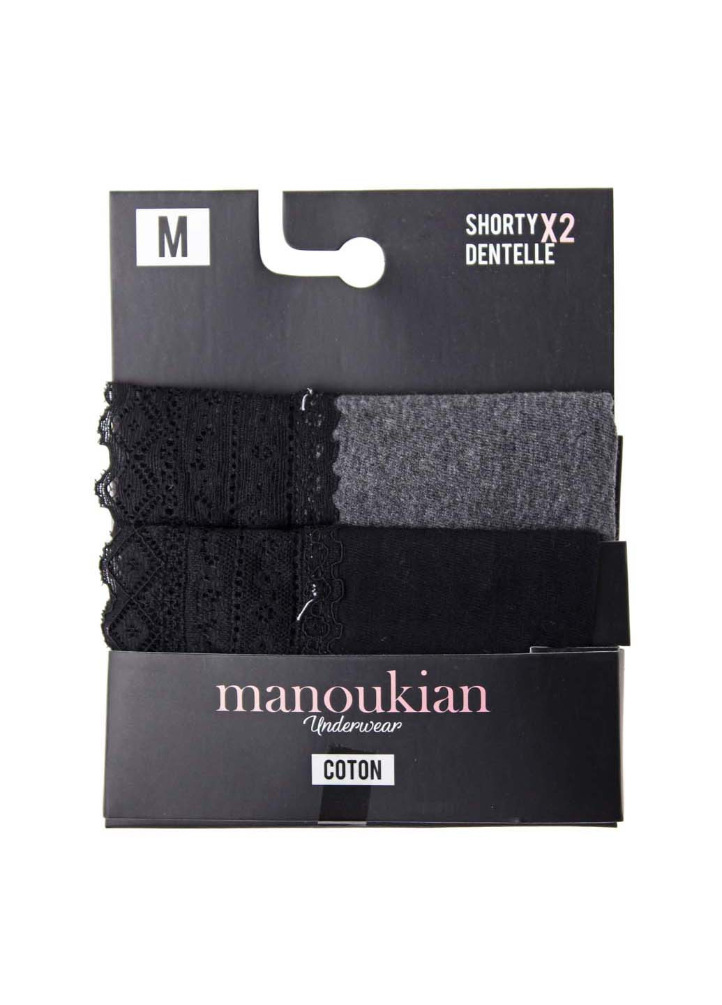 Трусики Manoukian shorty-x2 -femme 2-pack (254007254)