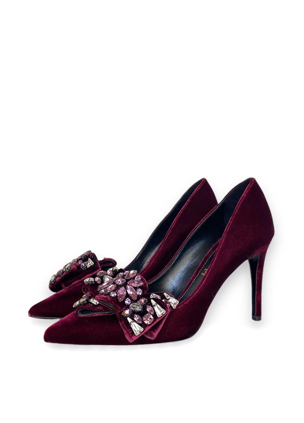 DeiMille Туфли лодочки темно-бордовый з текстиль, италия — демисезон (308023052)