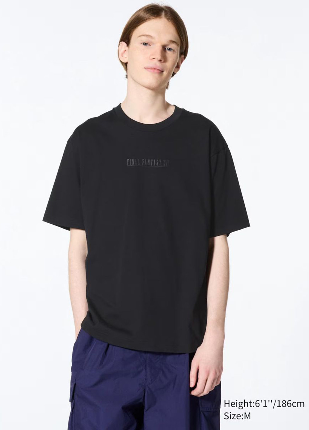 Черная футболка Uniqlo