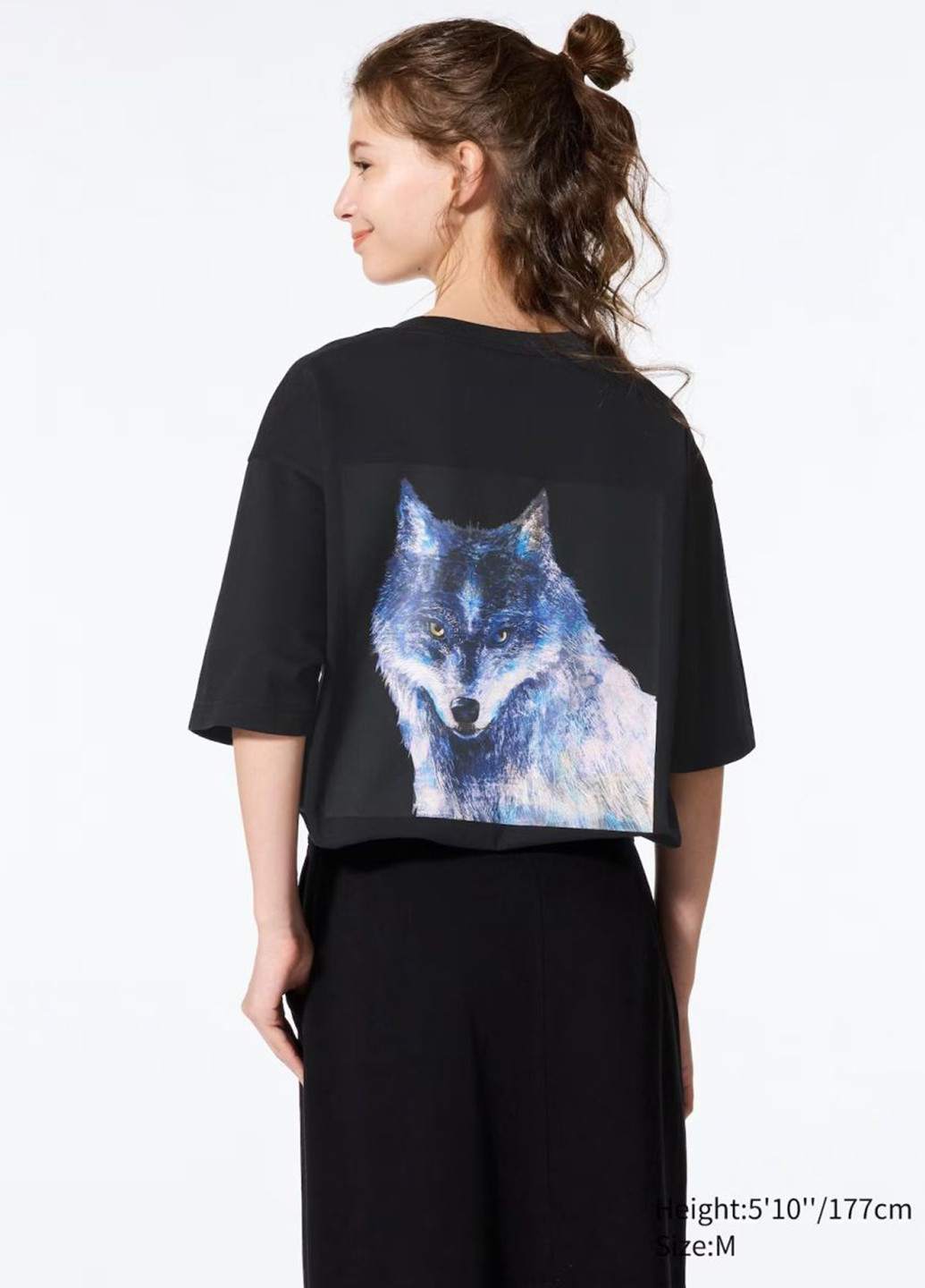 Черная футболка Uniqlo