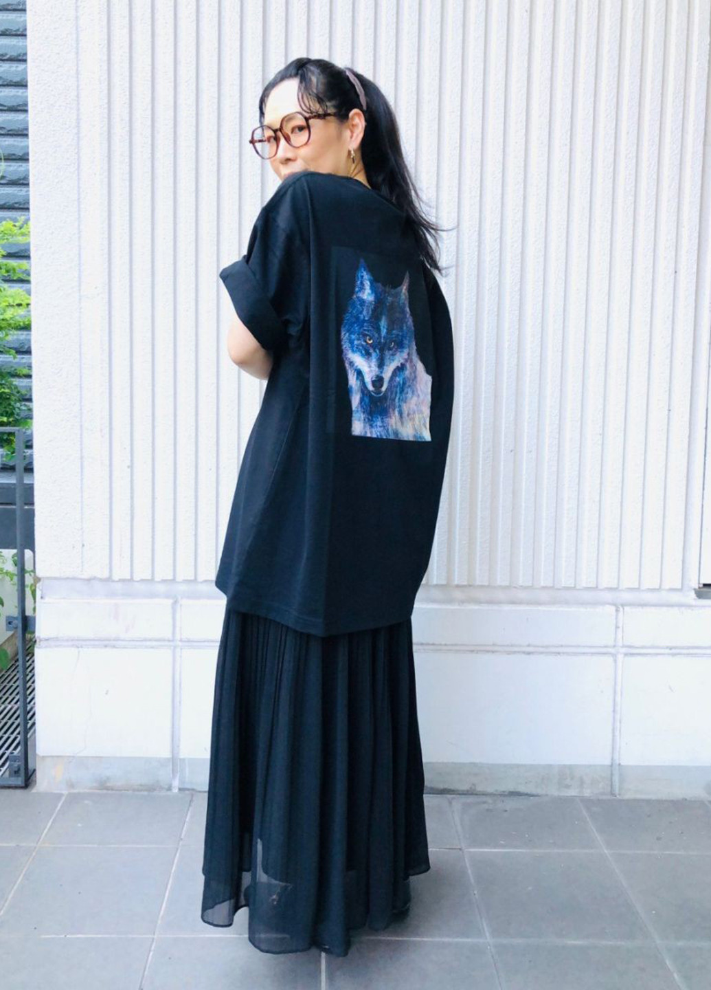 Черная футболка Uniqlo