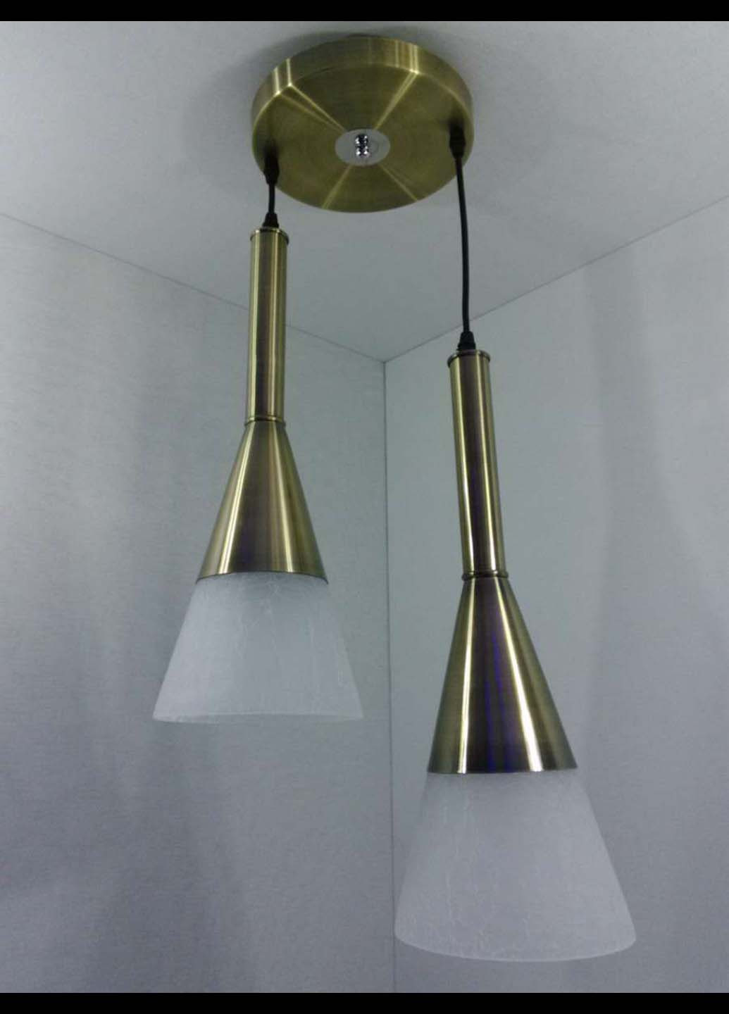 Люстра потолочная подвесная на 2 лампочки 11066/2 Бронза 50х20х35 см. Handmade (234537845)