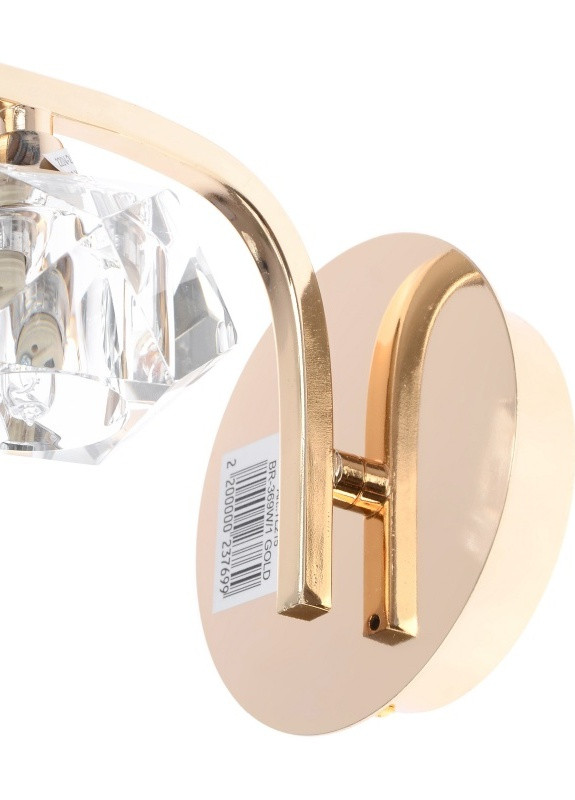 Бра спрямованого світла настінне накладне BR-369W/1 GOLD Brille (253894376)