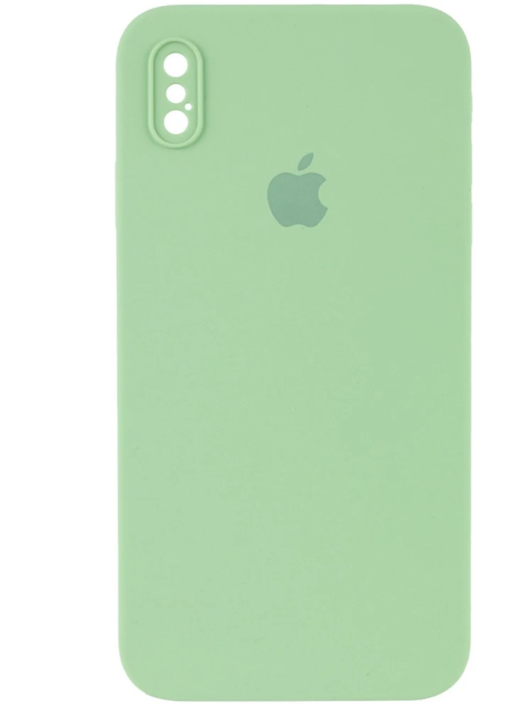 Чохол Silicone Case Square Full Camera Protective (AA) для Apple iPhone XS Max (6.5 ') М'ятний / Mint (is_00000040232_15) Epik (229726958)