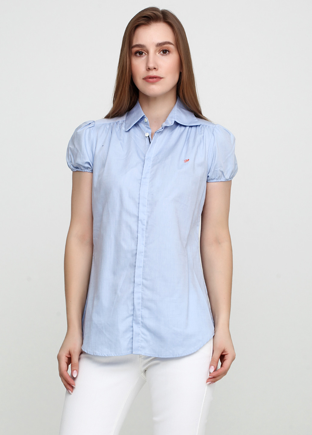 Блакитна літня блуза Dsquared2