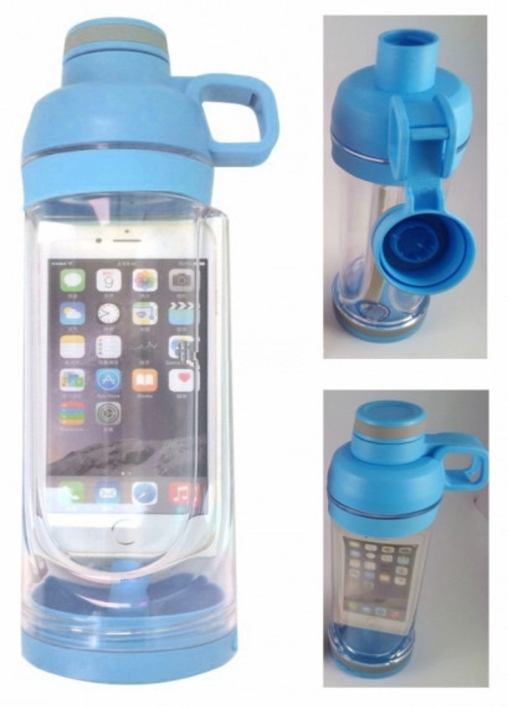 Спортивная бутылка холдер для воды и телефона Н06 400 мл (65332659) Francesco Marconi (215796315)