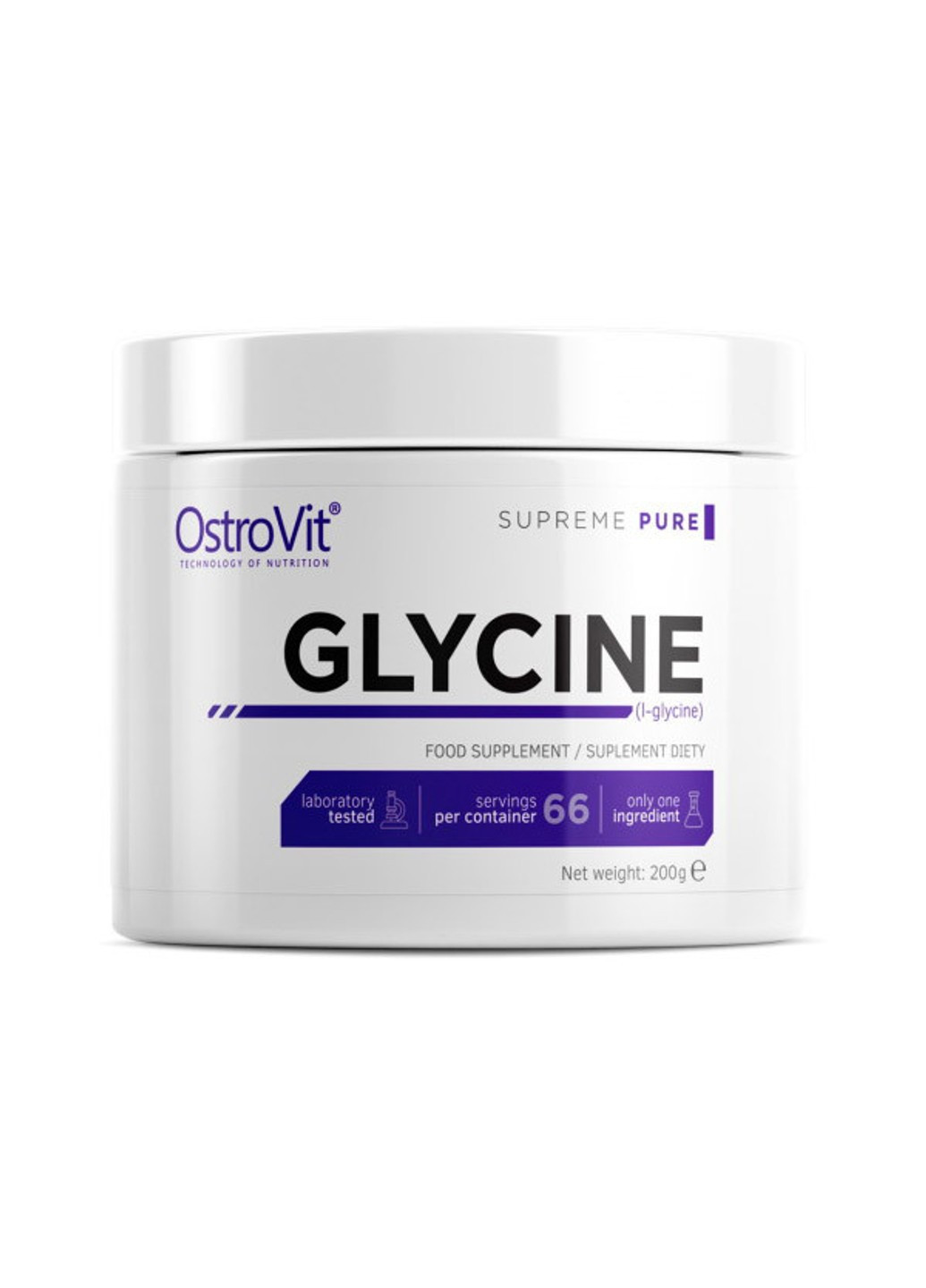 Гліцин Glycine (200 г) Ostrovit (255362742)
