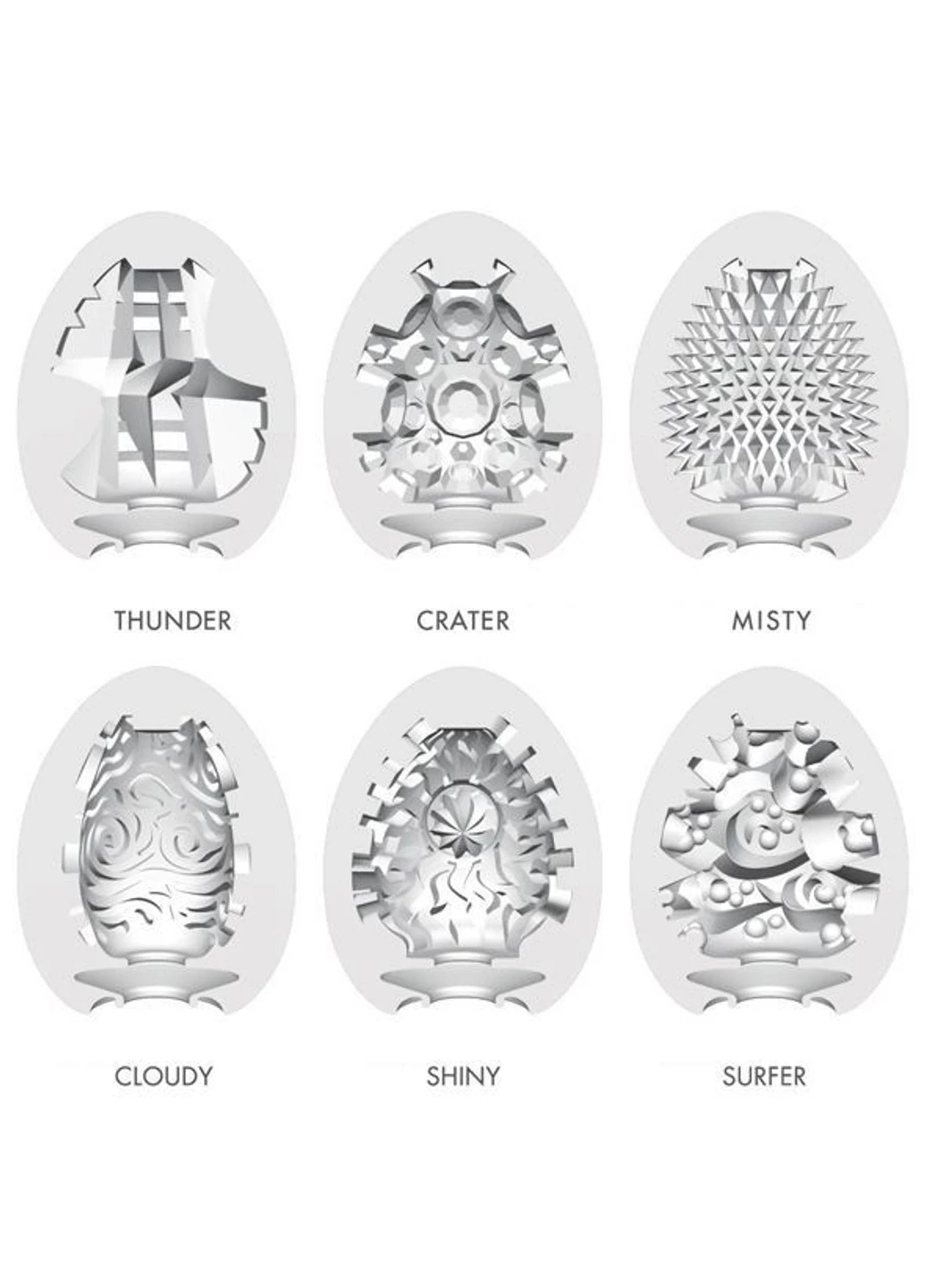 Набор Egg Hard Boild Pack (6 яиц) Tenga (252022484)