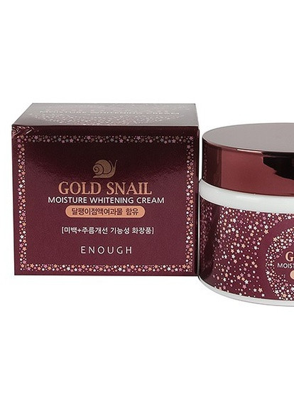 Крем для обличчя Gold Snail Moisture Whitening 50 мл ENOUGH (235577261)