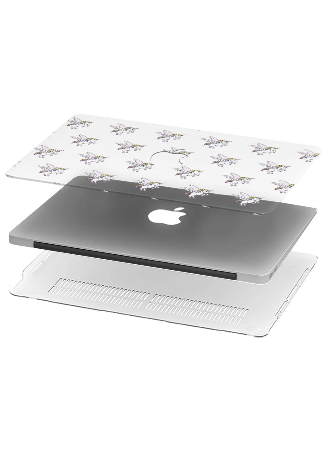 Чохол пластиковий для Apple MacBook Air 13 A1932 / A2179 / A2337 Єдиноріг (Unicorn) (9656-1846) MobiPrint (218528226)