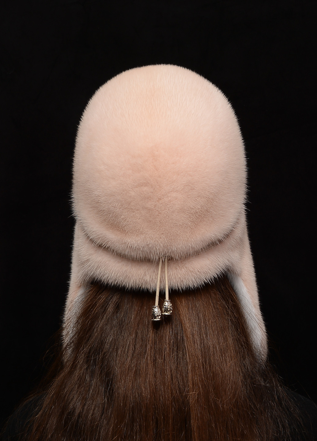 Женская норковая шапка ушанка комбинированная Меховой Стиль ушанка (198075260)